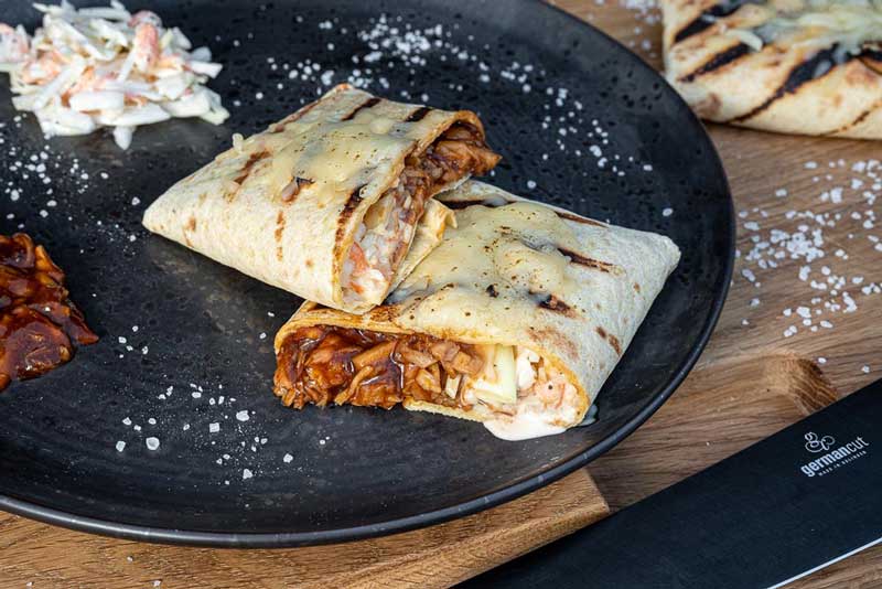 Pulled Mushroom Wraps