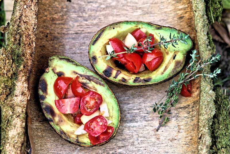 Avocado mit Tomatensalsa