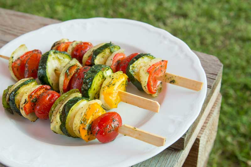 Vegetarische Schaschlik