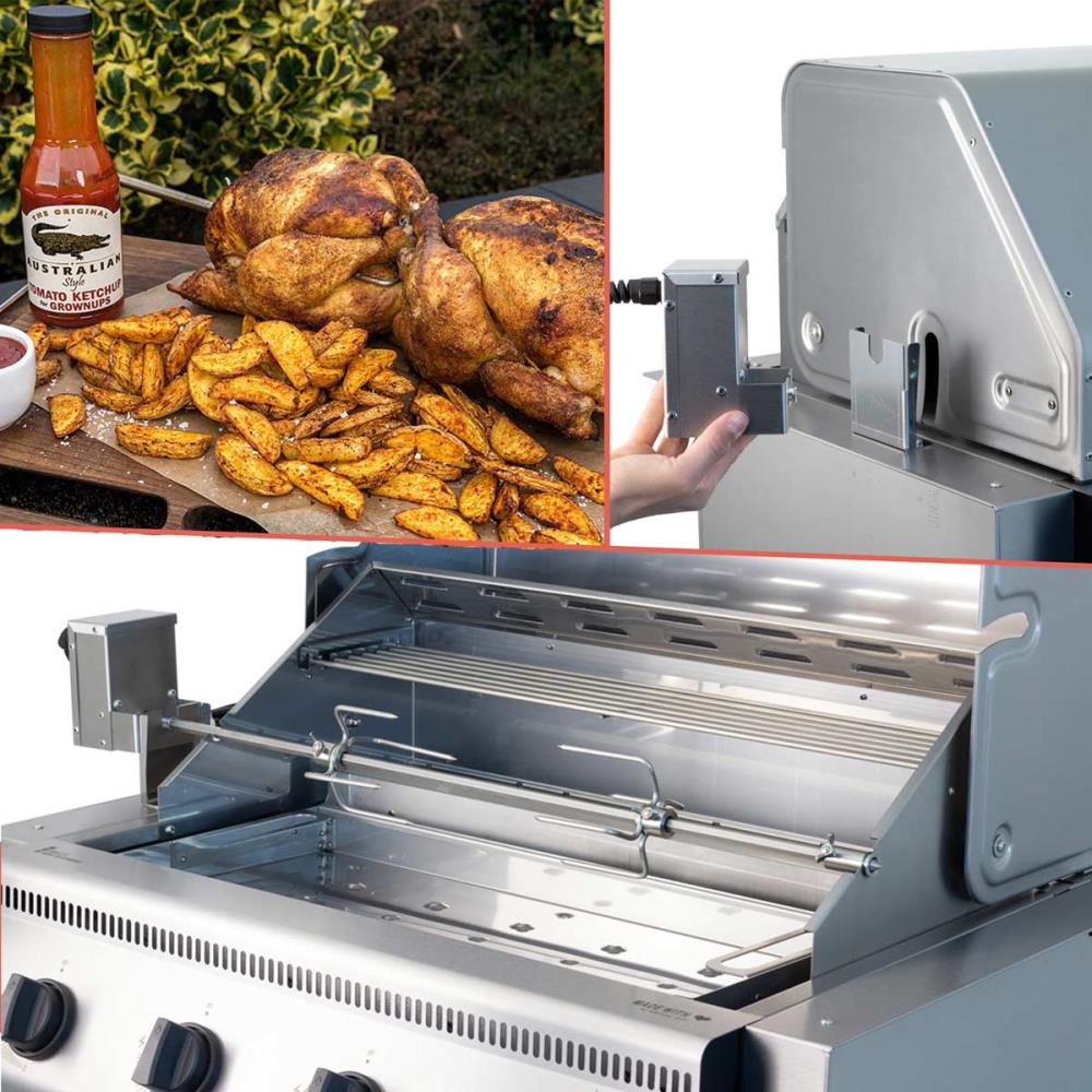 Ein Drehspieß erweitert deine Grillmöglichkeiten