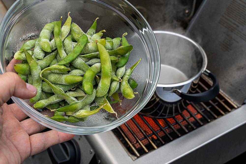 Edamame kochen