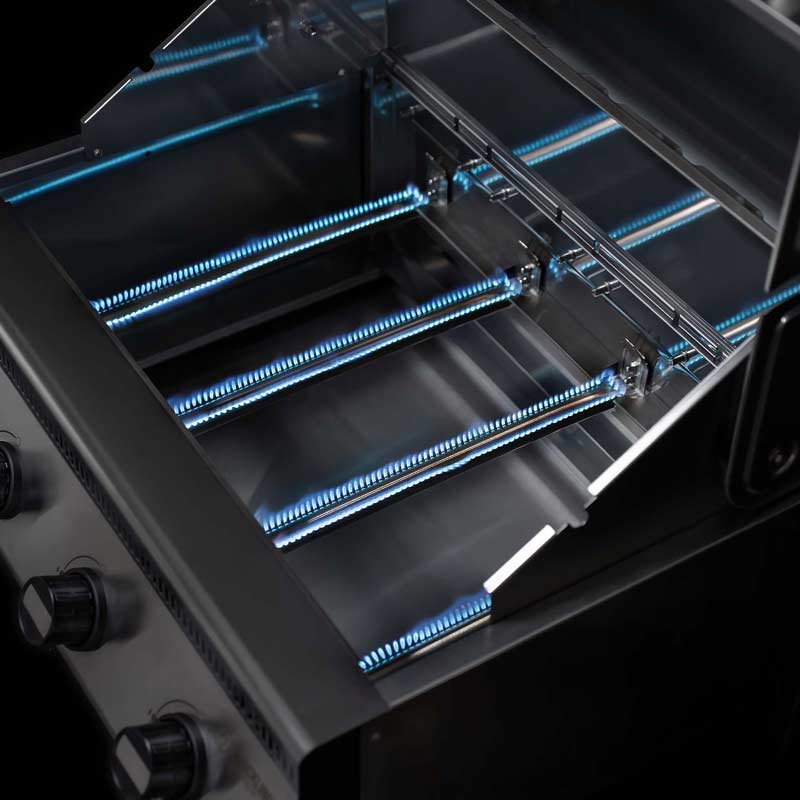 4x 5kW Brenner im Einbau Gasgrill Hermann XL - Deluxe