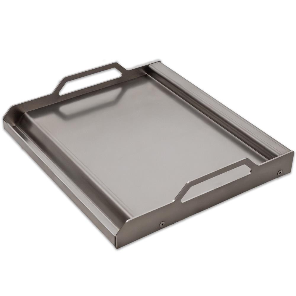 Plancha Grillplatte aus Edelstahl - L, 4,8 kg, 36 x 33,5 cm