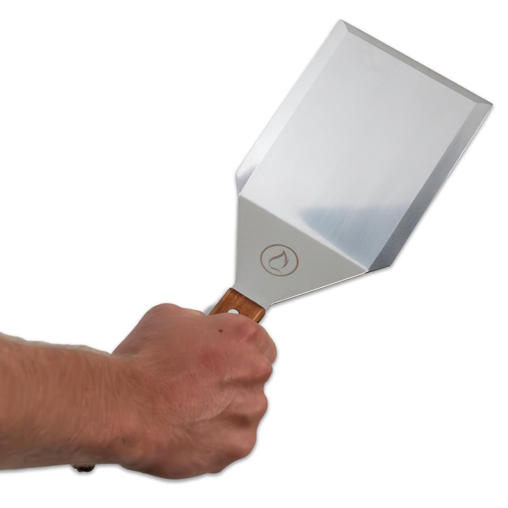 Breiter Spachtel liegt gut in der Hand