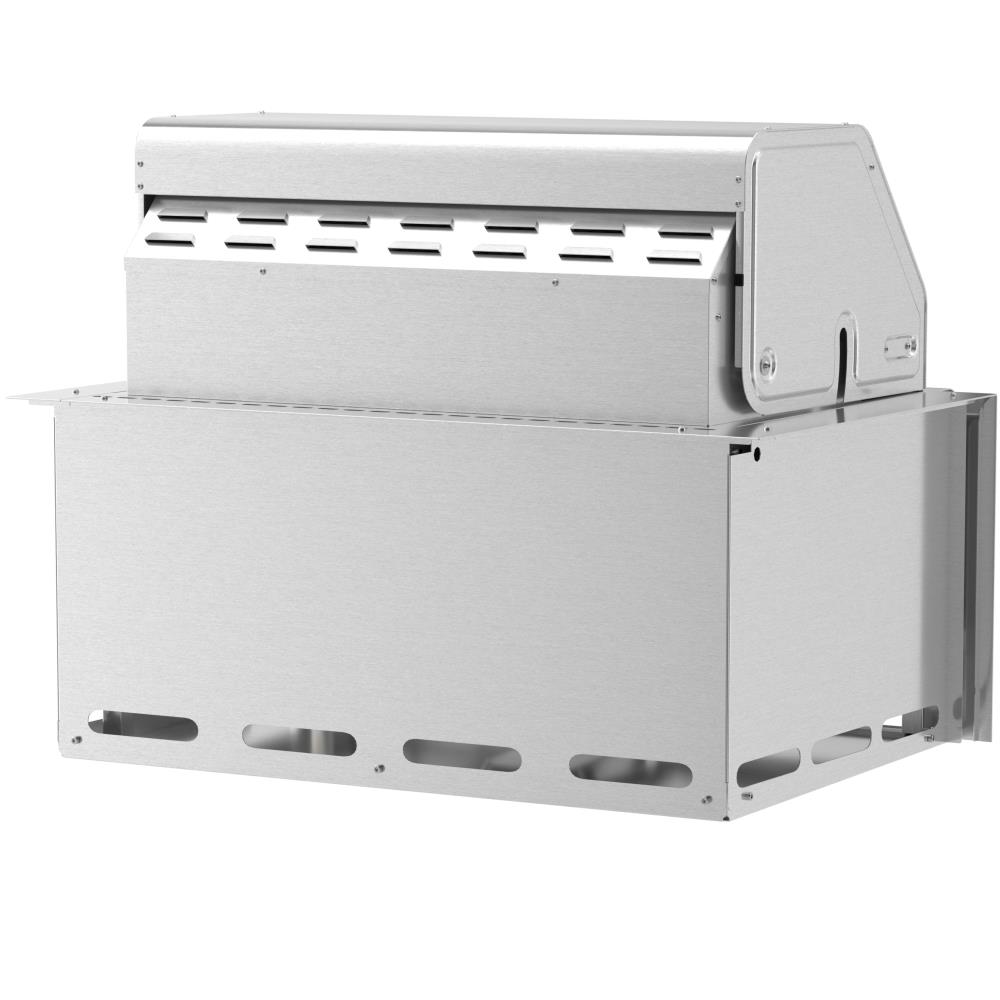 Rückansicht Einbau Gasgrill Hermann XL - Deluxe