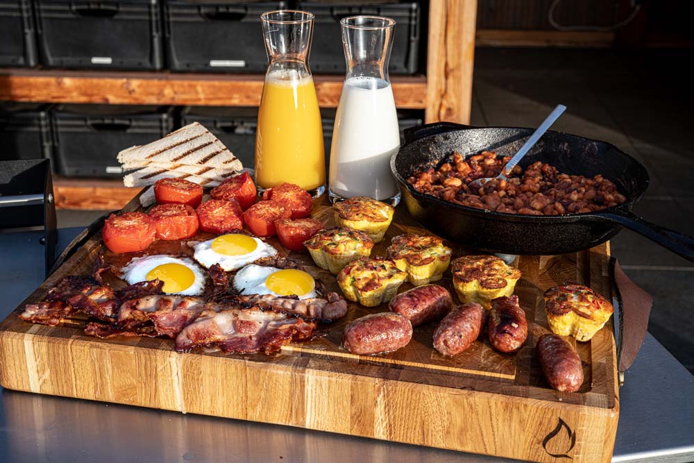 Herzhaftes Frühstueck vom Schickling Grill